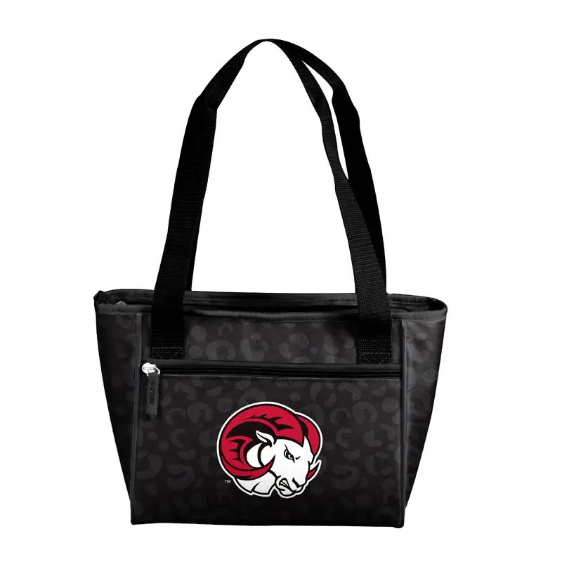 Winston Salem St Leopard Print 16 Can Cooler Tote