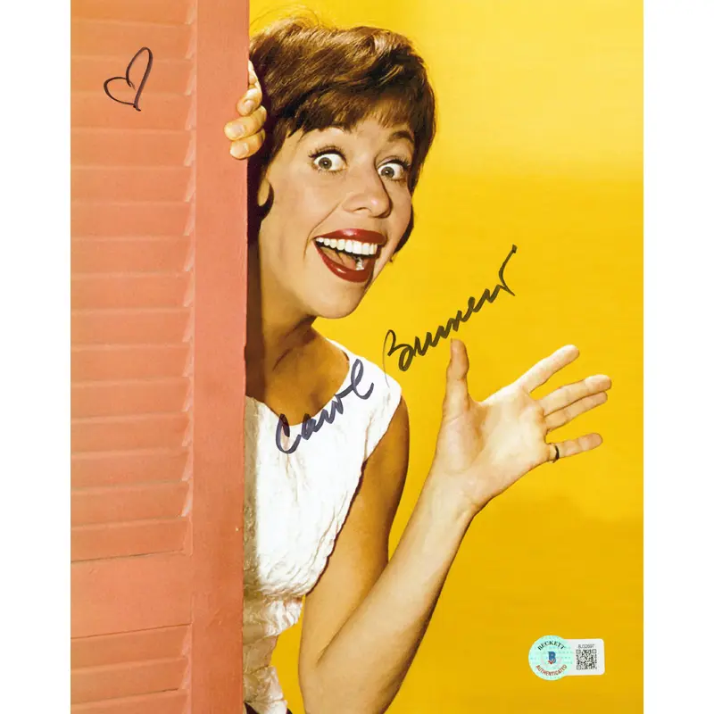 Carol Burnett Authentic Signed 8x10 Photo Autographed BAS #BJ32697