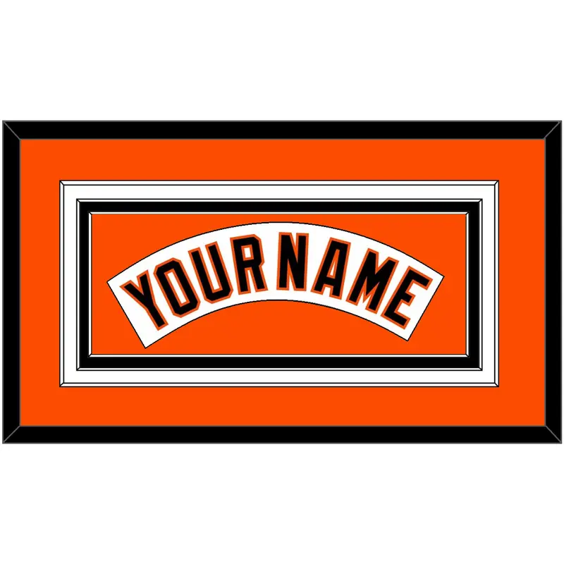 Baltimore Nameplate - Home White (1995-1997) - Triple Mat 4
