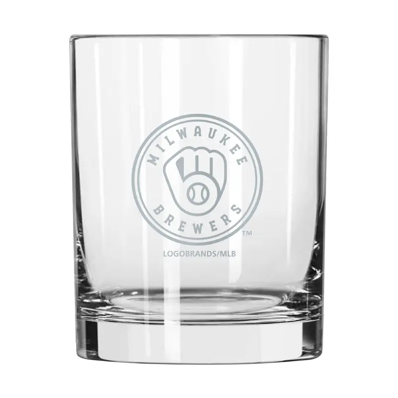 Milwaukee Brewers 14oz Frost Rocks Glass