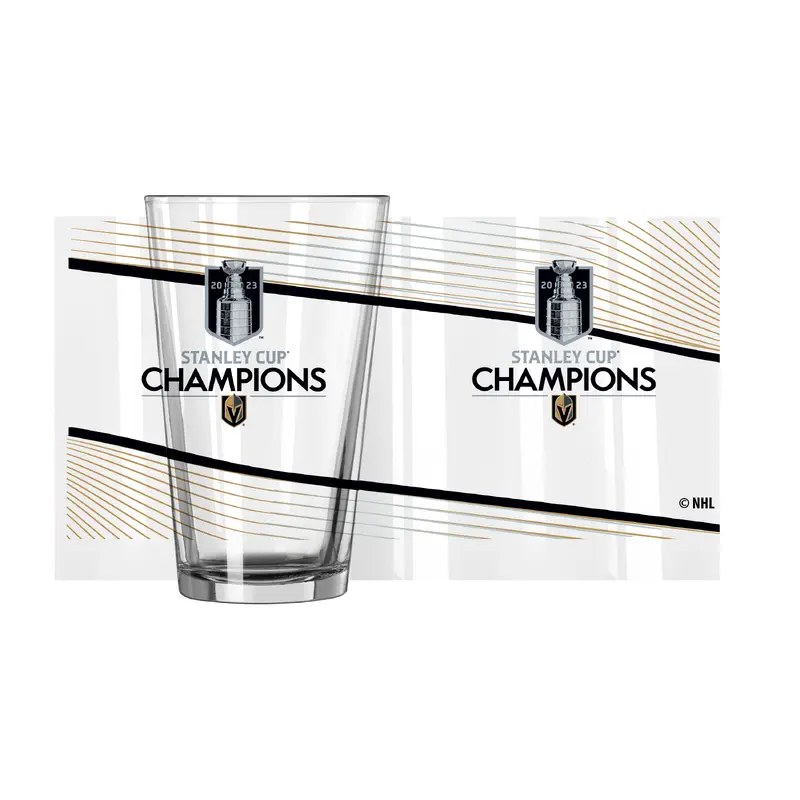 Vegas Golden Knights 16oz 2023 Stanley Cup Champions Pint Glass