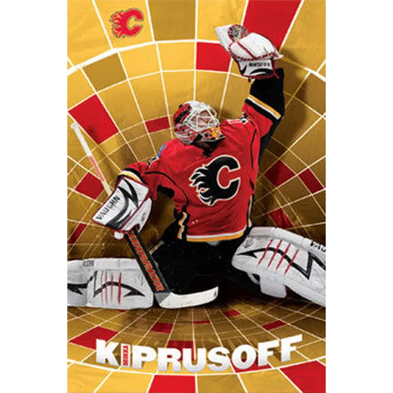 Miikka Kiprusoff "Game-Saver" Calgary Flames Poster - Costacos 2009