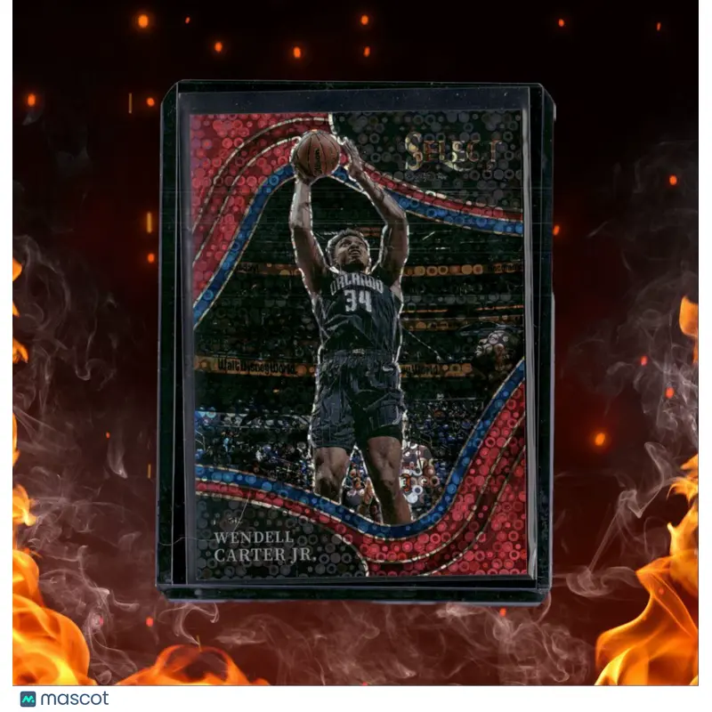2021-22 Panini Select Wendell Carter Jr. Red Disco Courtside 36/49 #255