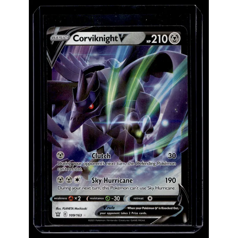 2021 Pokemon - Sword & Shield - Battle Styles - Corviknight V #109