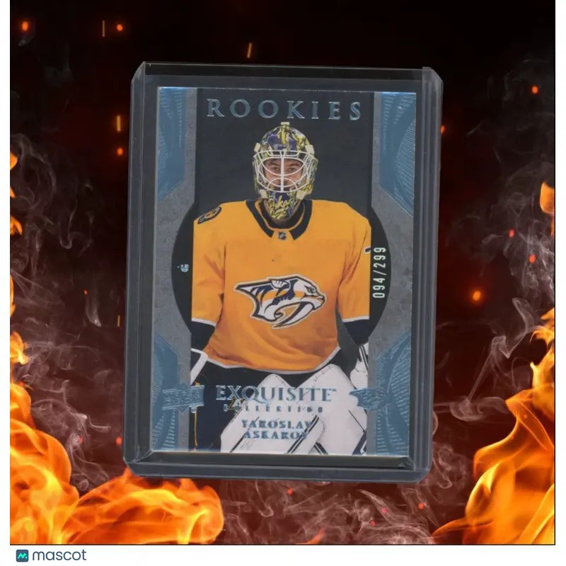 2023-24 Upper Deck Ice Yaroslav Askarov Exquisite Blue Rookie 094/299 #R44
