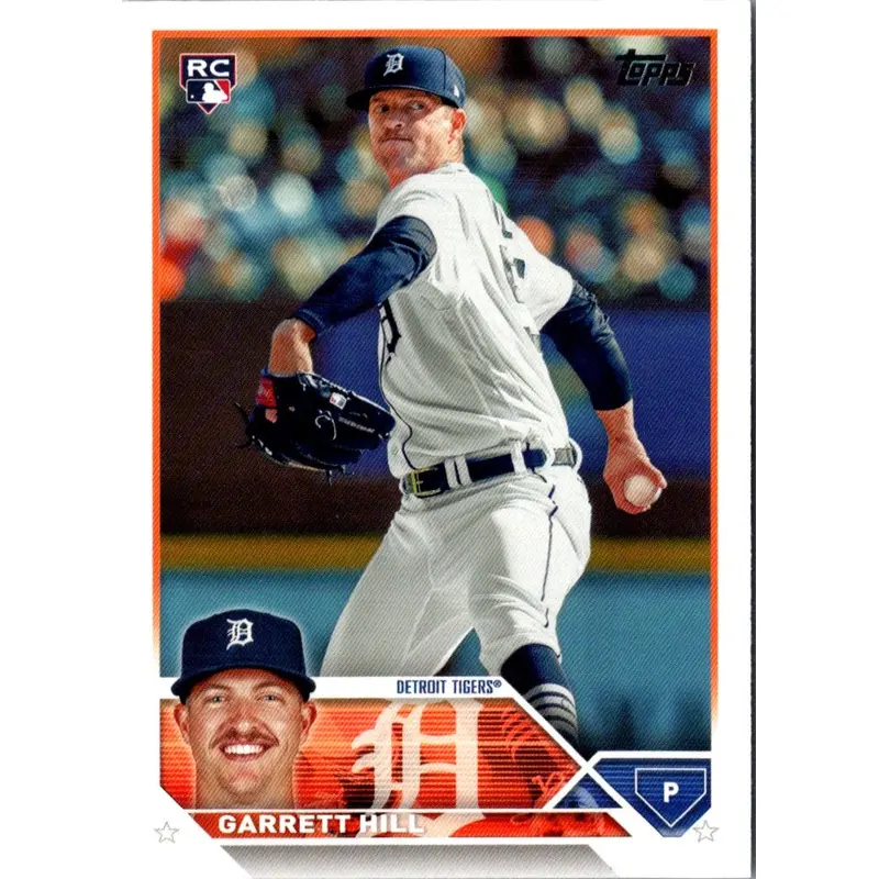 2023 Topps Update Orange and Black Foil Garrett Hill #US29