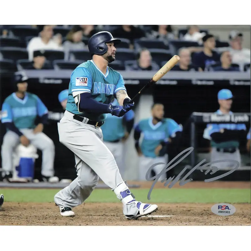 YONDER ALONSO signed 8x10 photo PSA/DNA Seattle Mariners Autographed
