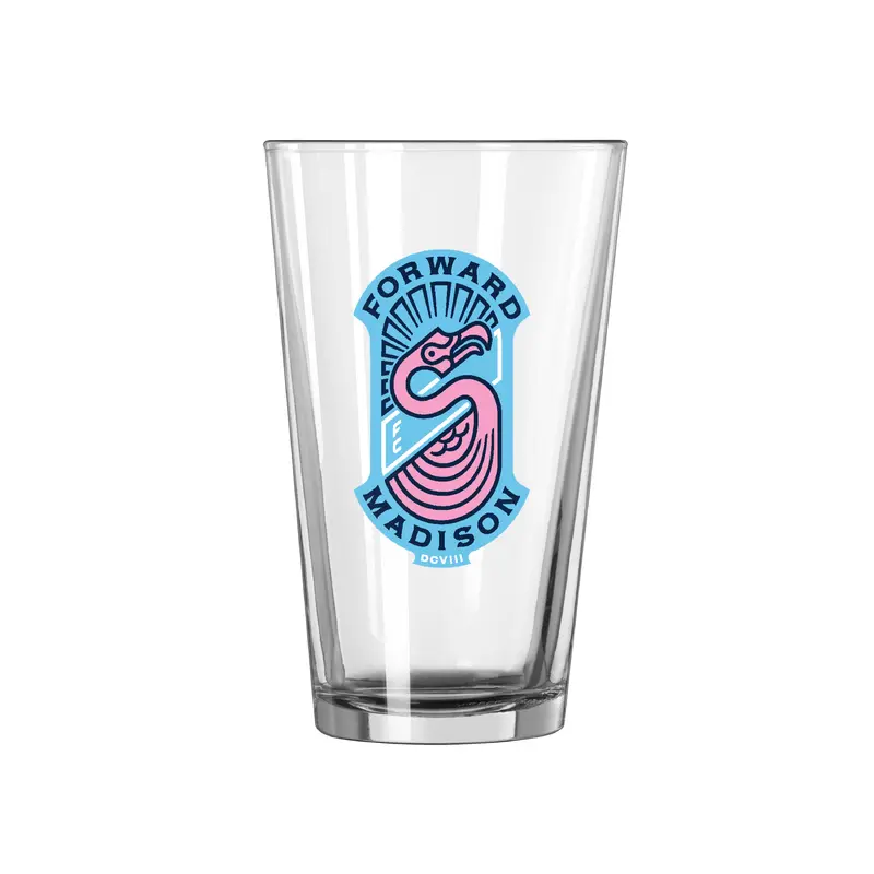 Forward Madison FC 16oz Logo Pint Glass