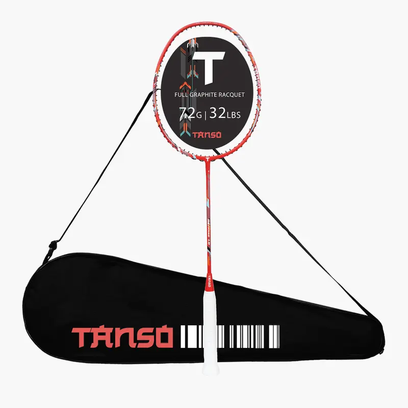 METHANE 1.0 Red Badminton Racquets Tanso | Kibi Sports