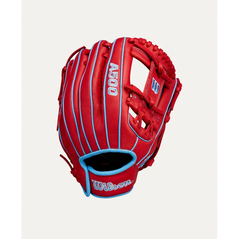 2024 Wilson A500 11.5" Utility Baseball Glove - Red / Blue / White