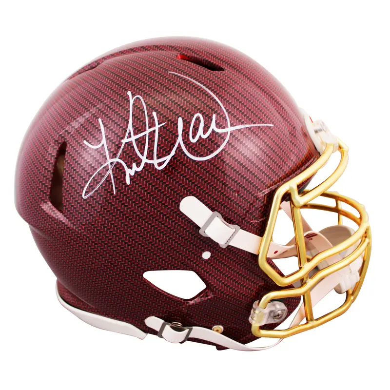 Kurt Warner Signed Custom Hydro Dipped Full Size Speed Proline Helmet BAS 2