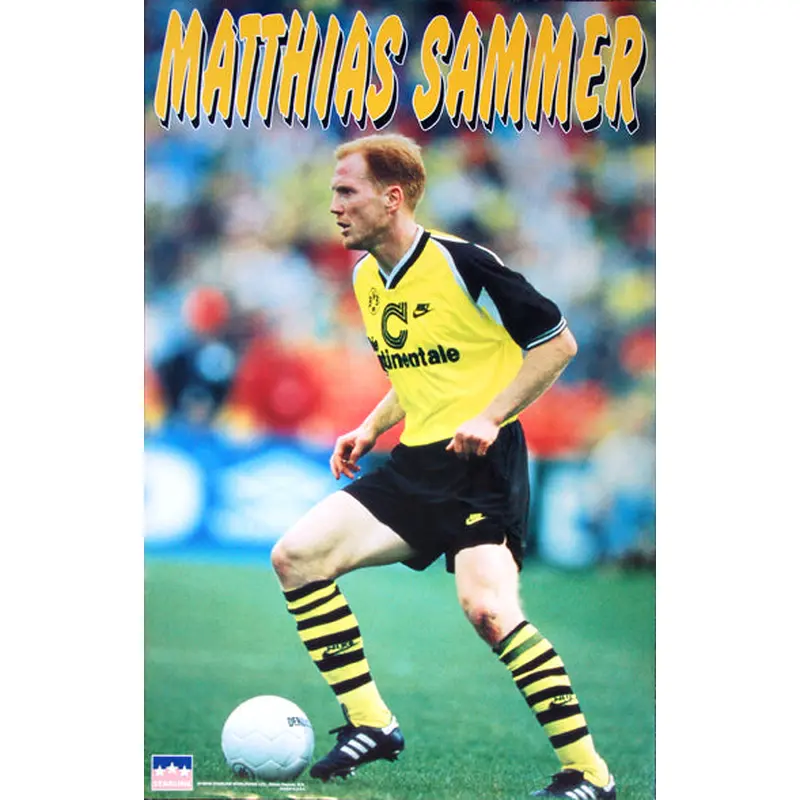 Matthias Sammer "Action" Borussia Dortmund Soccer Poster - Starline 1997