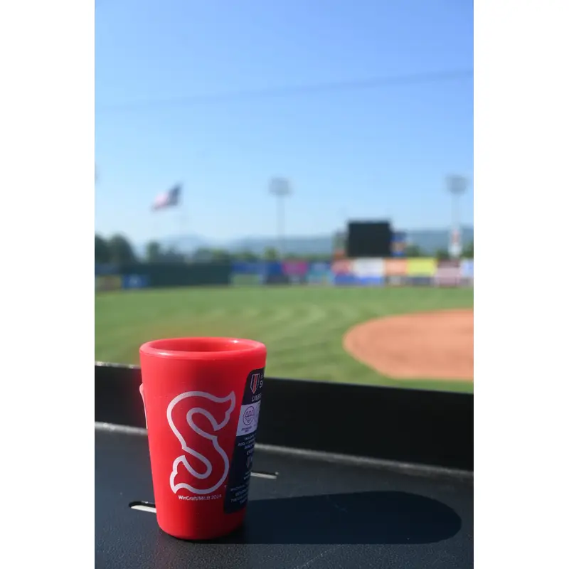 Salem Red Sox Silicone Shot Glass