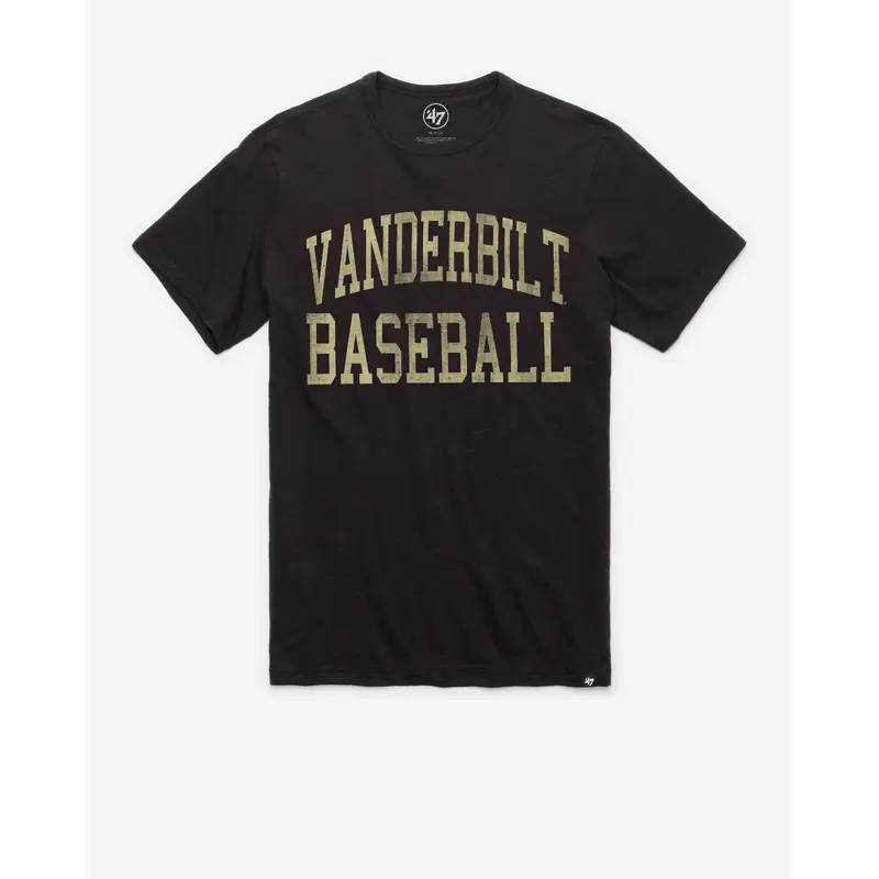 VANDERBILT COMMODORES CLASSIC BLOCK '47 SCRUM TEE