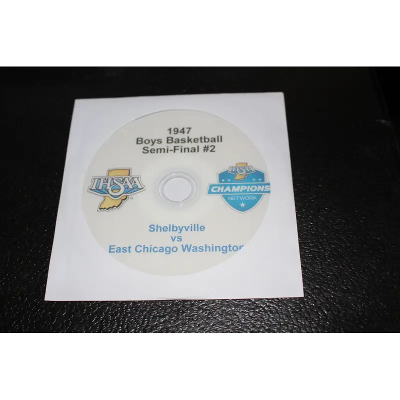1947 Indiana High School Basketball Semi-Final #2 DVD