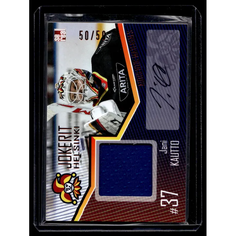 2016-17 Sereal Jokerit Authentic Jersey & Autograph - Jani Kautto #JOK-JER-A03 /50