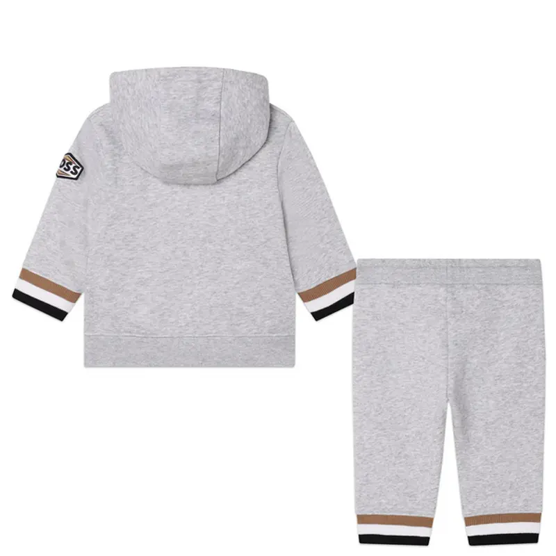 HUGO BOSS KIDS GRAY HUGO BOSS SET J08086 A32