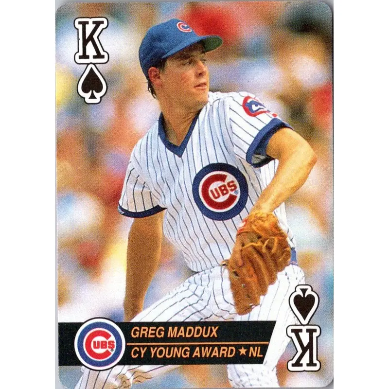 1993 Bicycle Aces Greg Maddux #KS