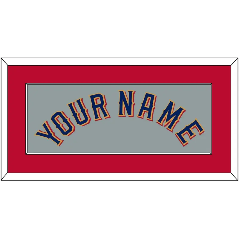 Texas Name - Road Gray - Single Mat 3
