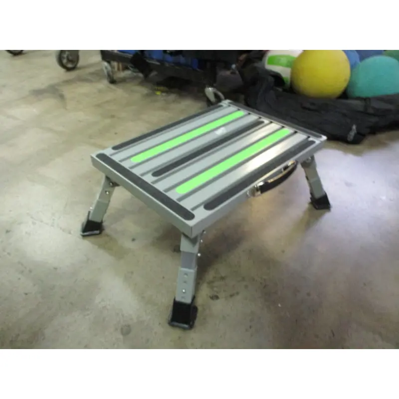 Used RV Adjustable Height Folding Step Stool