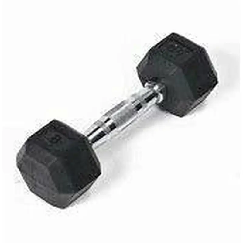 New Apollo Athletics 8 LB Rubber Dumbbell