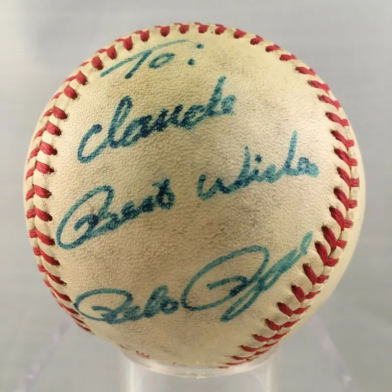 Pete Rose Signed Game Used 1981 All Star Game Baseball PSA DNA COA