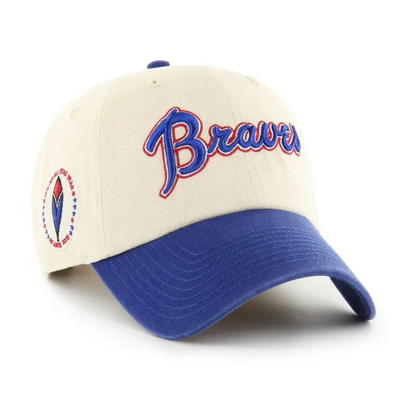 ATLANTA BRAVES COOPERSTOWN ALL STAR GAME BALLPARK SCRIPT SHOT '47 CLEAN UP