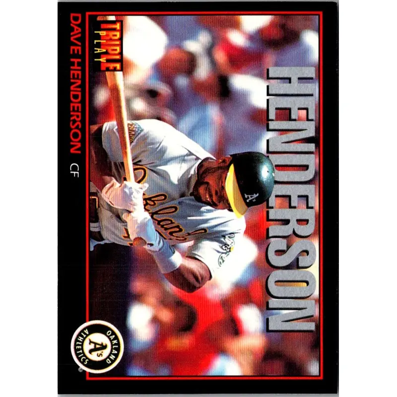 1993 Triple Play Dave Henderson #119