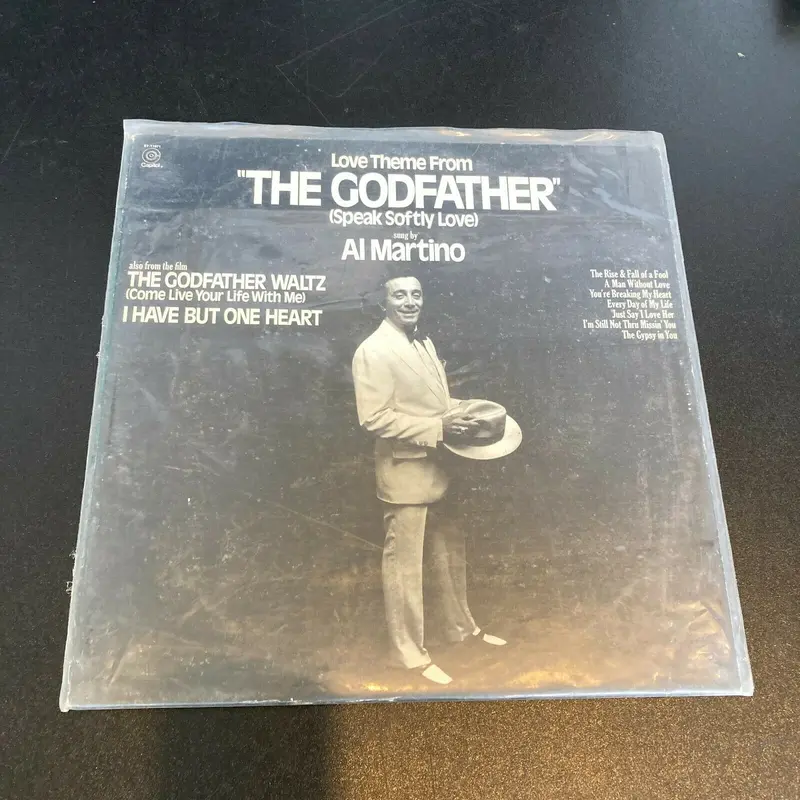 Al Martino The Godfather Soundtrack Signed Autographed Vintage LP Record