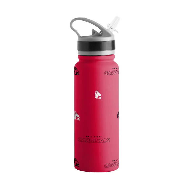 Ball State 25oz Step And Repeat SingleWall FlipTop Bottle