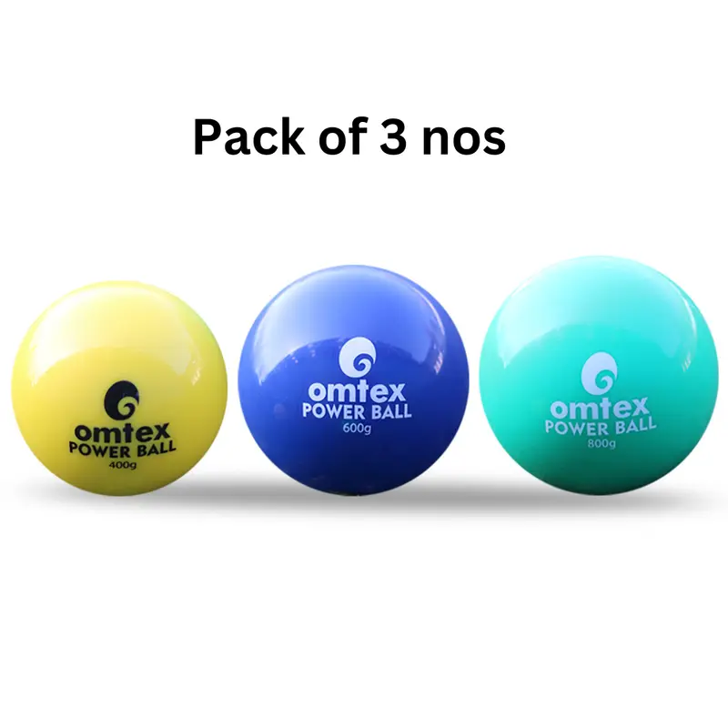 Omtex Power Ball Combo Pack of 3 | Kibi Sports