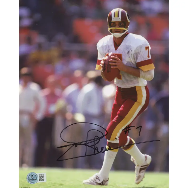 Commanders Joe Theismann Authentic Signed 8x10 Photo Autographed BAS #BP56159