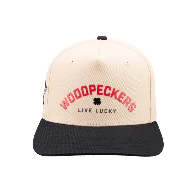 Fayetteville Woodpecker Black Clover Superstition Adjustable Cap