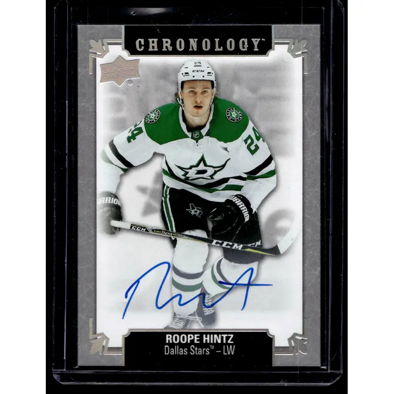 2019-20 Upper Deck Chronology - Franchise History Autographs - Roope Hintz #FH-DA-RH