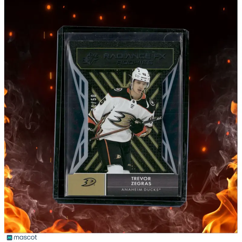 2021-22 Upper Deck SPx Trevor Zegras Radiance FX 31/50 #RFX-52