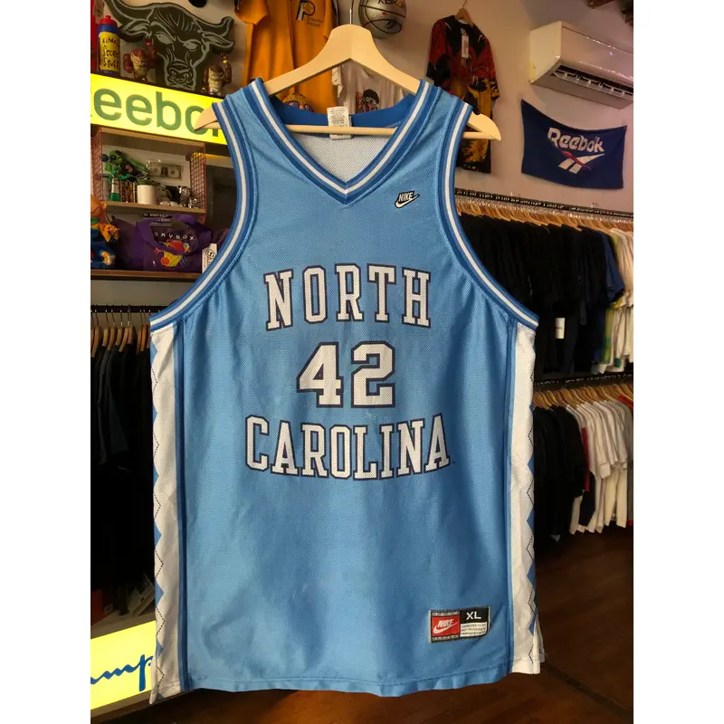 Vintage Nike UNC Jerry Stackhouse Jersey Size XL