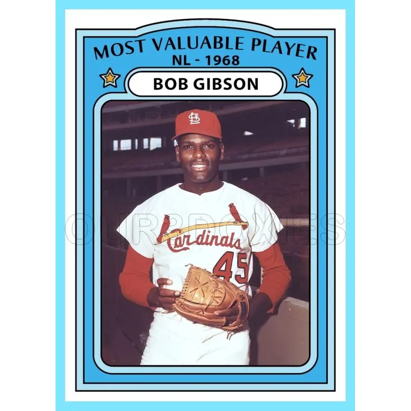 Bob Gibson MVP 1972 Topps Custom Card - 4745