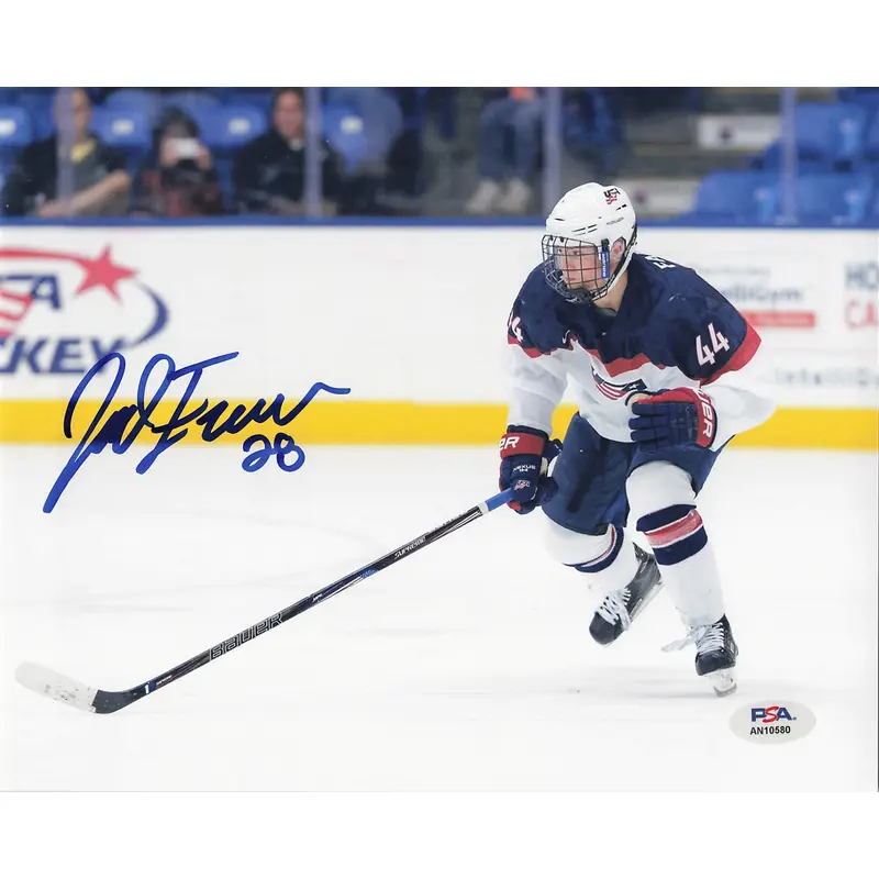 Joel Farabee signed 8x10 photo PSA/DNA Autographed