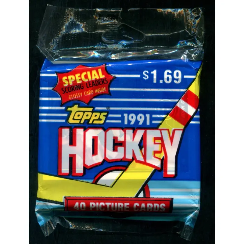 1991/92 Topps Hockey Jumbo Pack (40) (Pre-Priced)