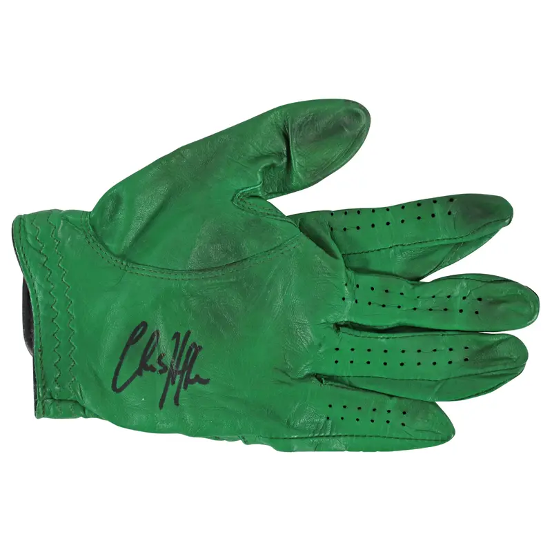 Charlie Hoffman Authentic Signed Match Worn Green Footjoy Glove BAS #BK12658