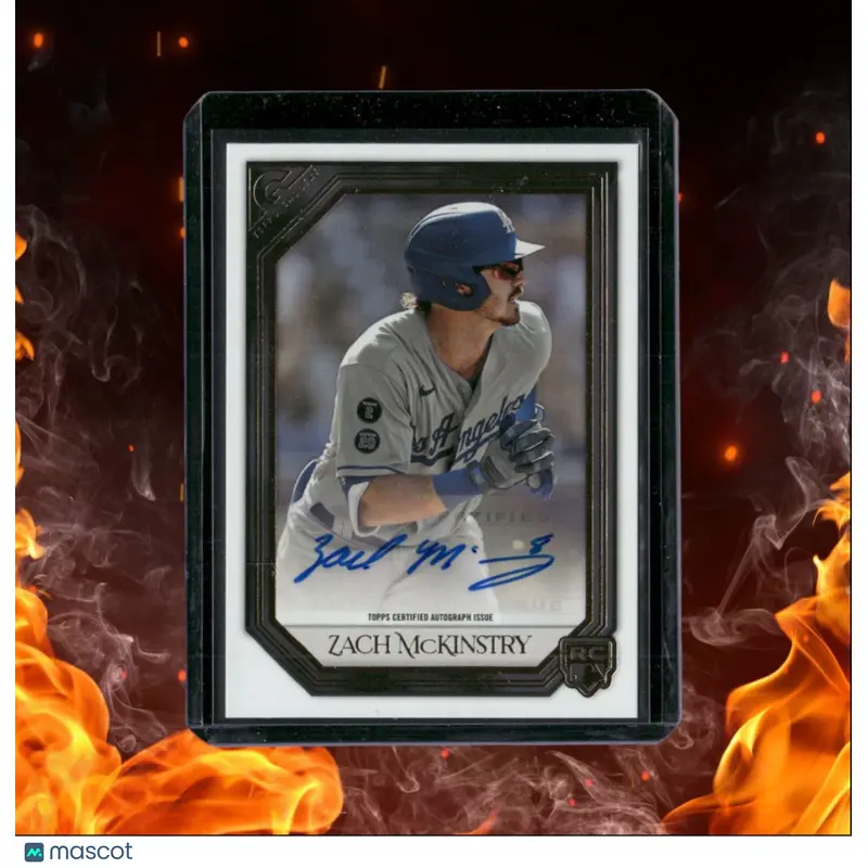 2021 Topps Gallery Zach McKinstry Rookie Auto #RA-ZM