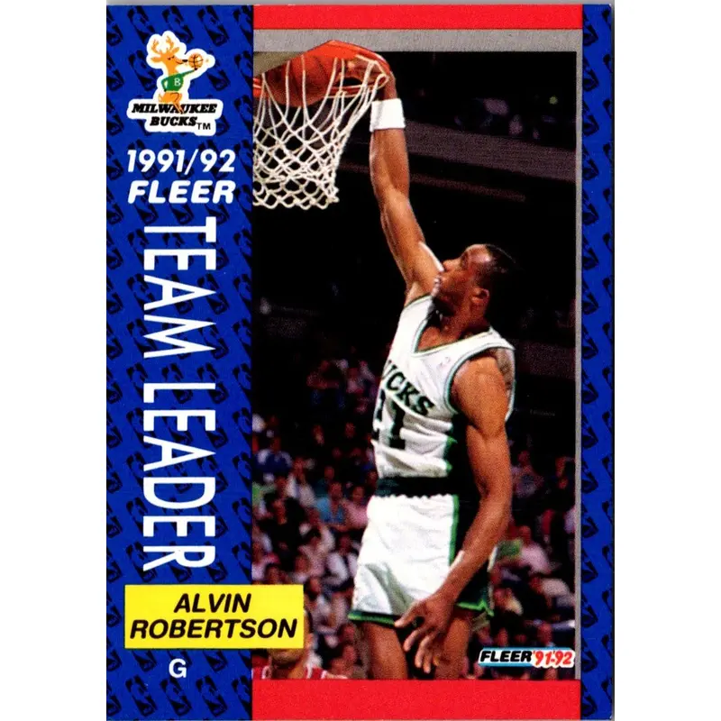 1991 Fleer Alvin Robertson #386