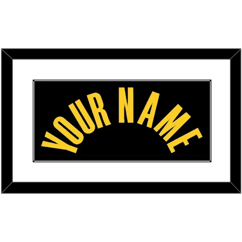 Los Angeles Name - Black Mamba (2017-2018, 2020) - Single Mat 1