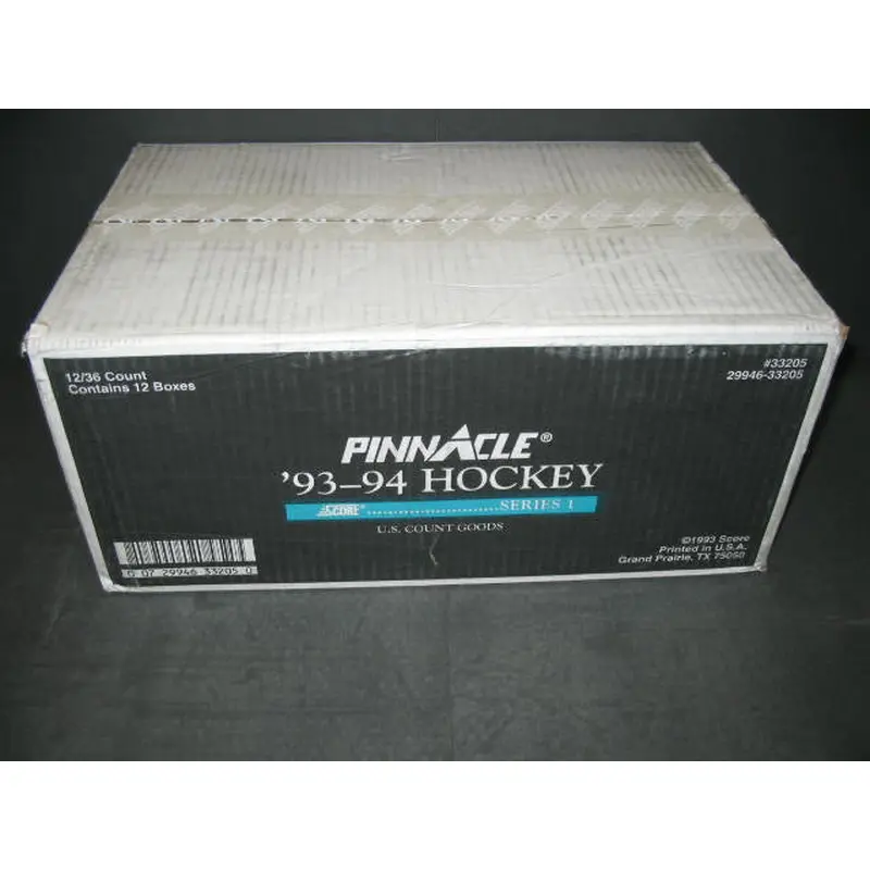 1993/94 Pinnacle Hockey Series 1 Case (12 Box)