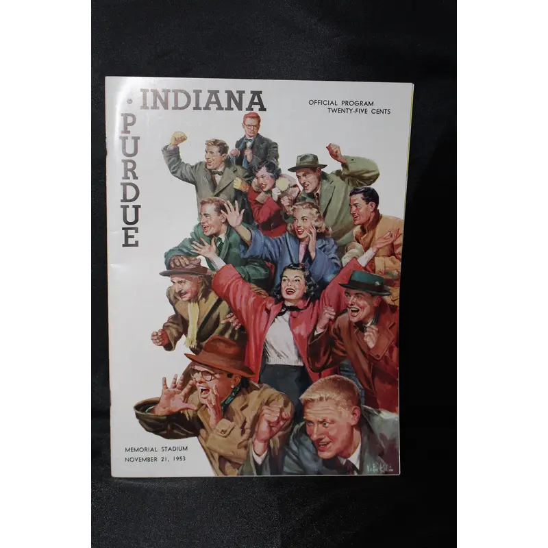 1953 Indiana University vs Purdue Football Program, Old Oaken Bucket Game