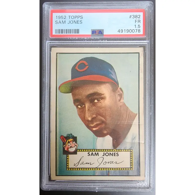 Sam Jones 1952 Topps #382 PSA 1.5