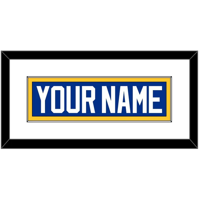St. Louis Nameplate - Road Blue (1995-1998) - Single Mat 1