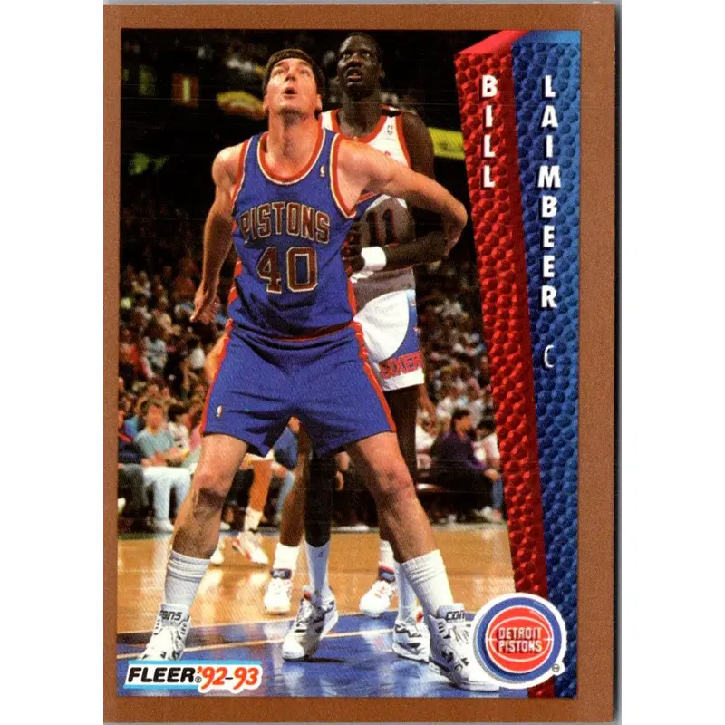 1992 Fleer Bill Laimbeer #64