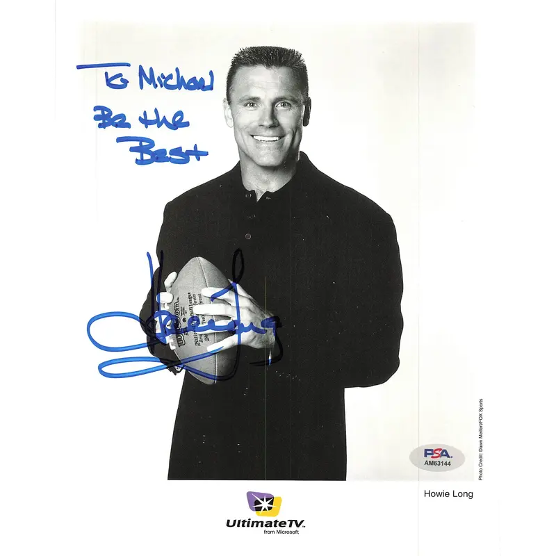 Howie Long signed 8x10 photo PSA/DNA Oakland Raiders Autographed