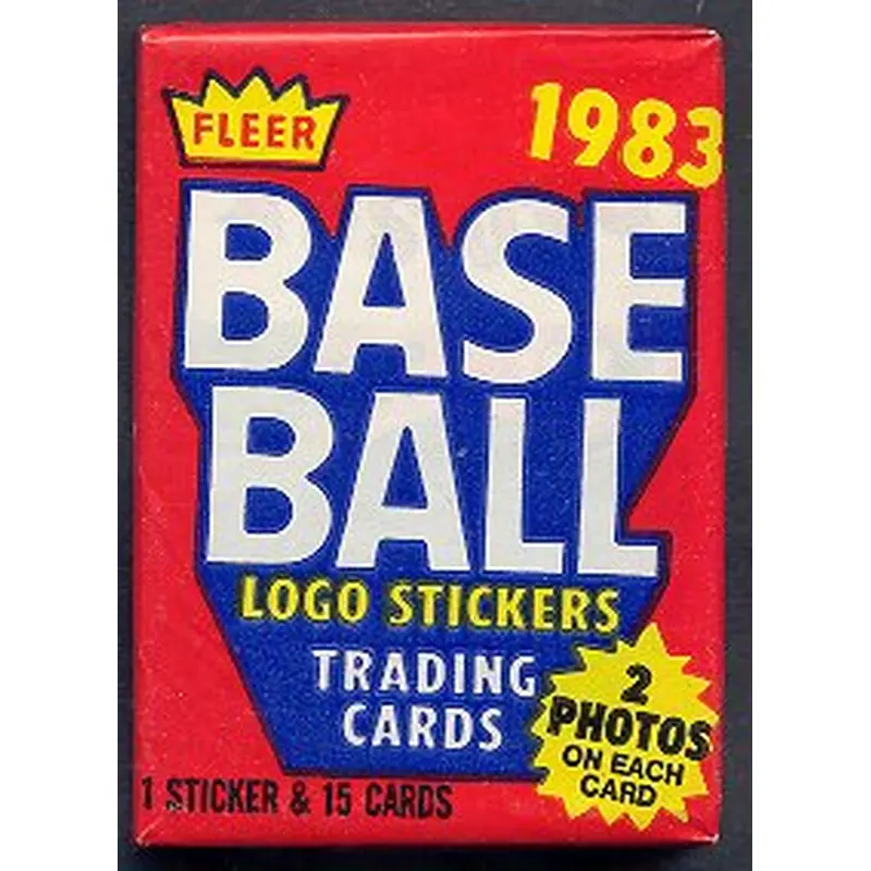 1983 Fleer Baseball Unopened Wax Pack